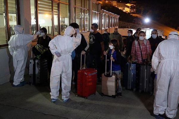 ABD'den Türkiye'ye getirilen 288 Türk vatandaşı Trabzon'daki yurda yerleştirildi