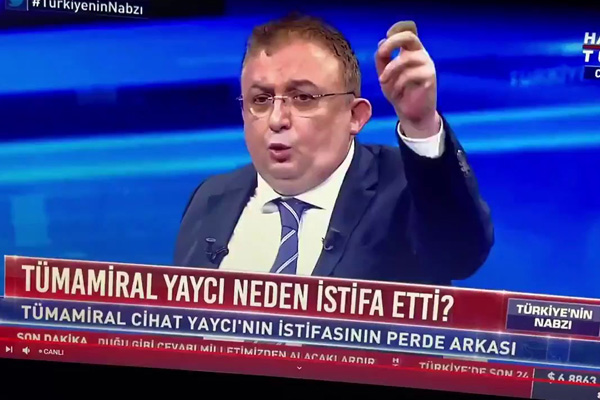 Habertürk canlı yayınında sinkaflı küfür