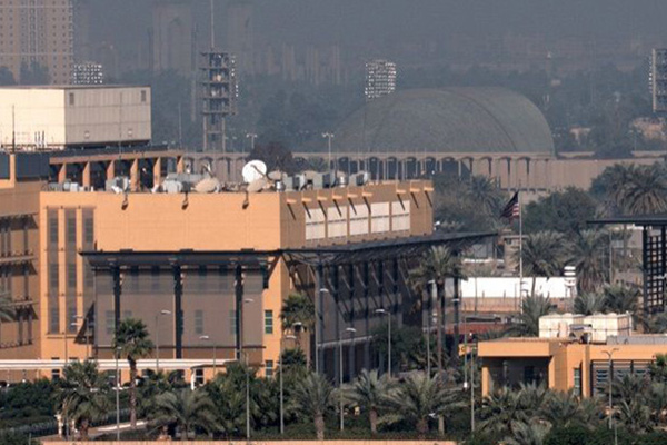 Bağdat’ta ABD Büyükelçiliğinin bulunduğu Yeşil Bölge’ye füzeli saldırı