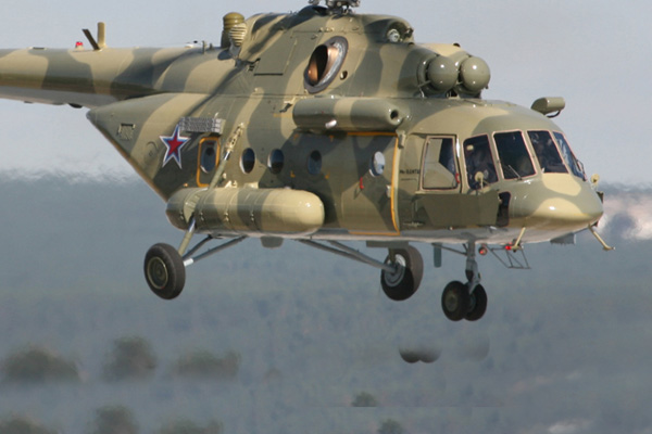 Rusya'da askeri helikopter düştü: Mürettebat öldü