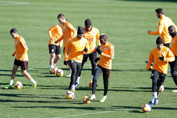 Galatasaray'dan çift idman