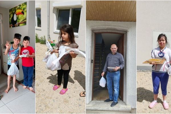 Almanya'da DİTİB camisinden mültecilere bayram ikramı