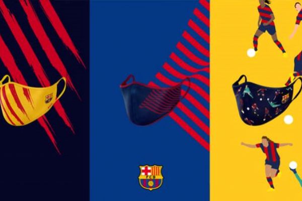 Barcelona, maskeli satışa başladı