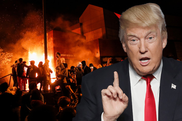 Trump'tan protestoculara tehdit