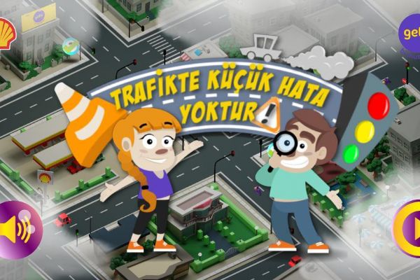 Trafik kurallarını öğrenmenin eğlenceli yolunu buldular
