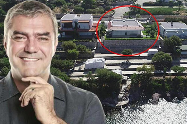 Yılmaz Özdil'in villasındaki kaçak eklentilerin yıkımına başlandı