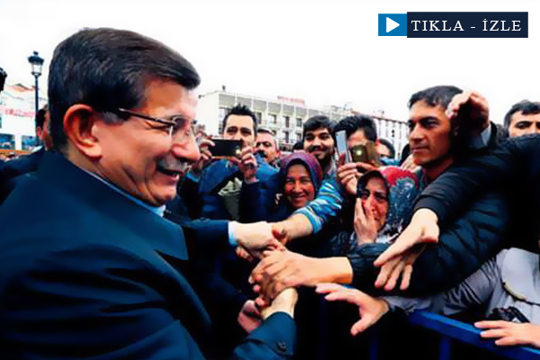 Başbakan Davutoğlu megafonla helallik istedi