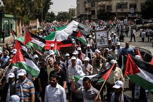 Gazze'de Nekbe yürüyüşü