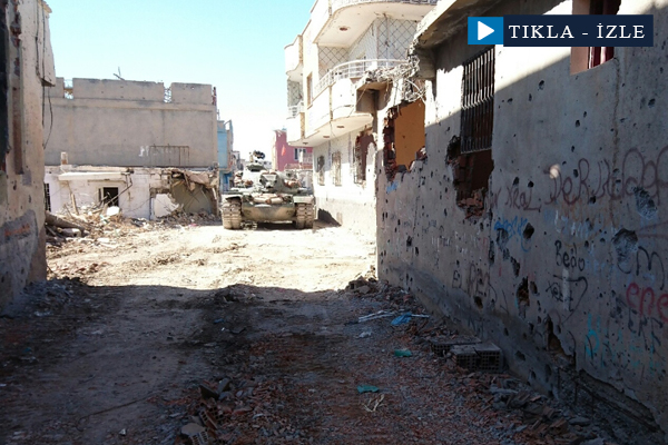 Nusaybin’de çatışma anı kamerada