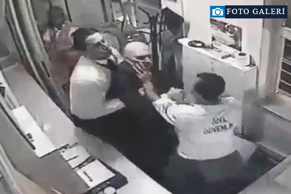 Eski Bakan Bayraktar güvenlik görevlisini dövdü