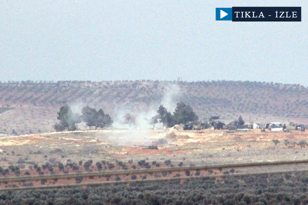 IŞİD mevzileri böyle vuruldu