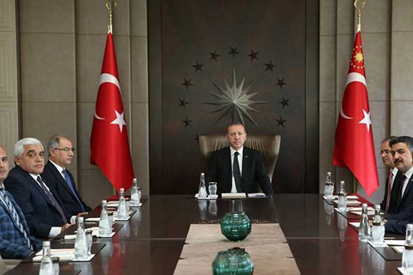 Cumhurbaşkanı Erdoğan Kilis Valisi’ni kabul etti