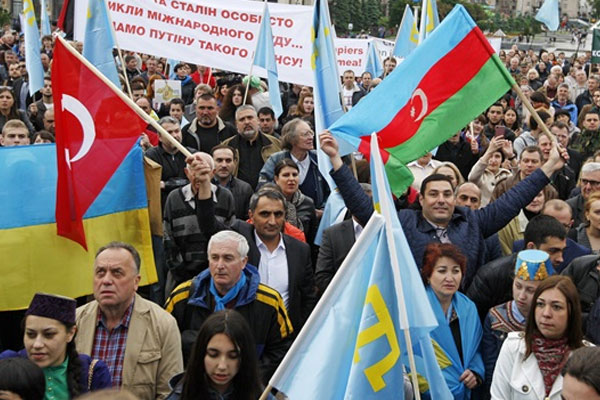 Kırım Tatarları sürgünü andı, Rusya'ya meydan okudu