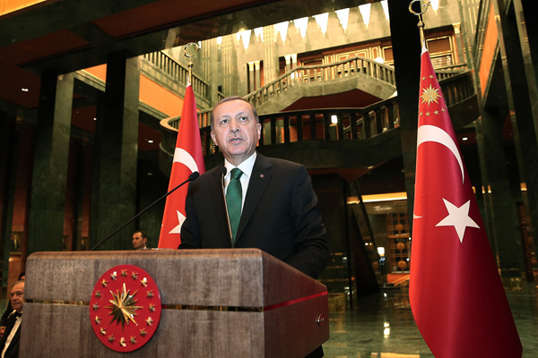 Cumhurbaşkanı Erdoğan 19 Mayıs resepsiyonunda konuştu