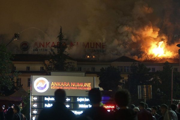 Ankara Numune Hastanesi'ndeki yangında son durum