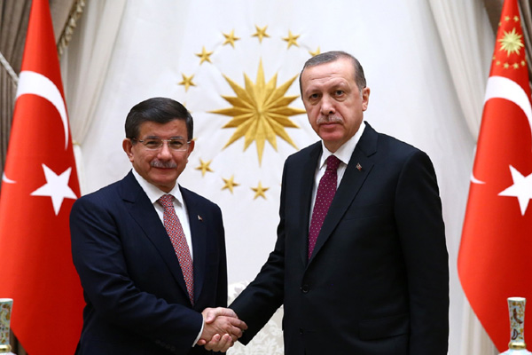 Erdoğan, Başbakan Davutoğlu'nu kabul etti