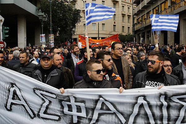 Yunanistan'da 48 saatlik grev