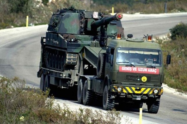 Gaziantep'e Fırtına Obüs sevkiyatı