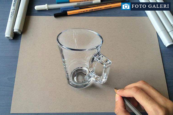 Birbirinden güzel 3 boyutlu çizimler