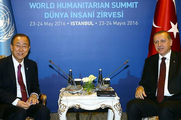 Cumhurbaşkanı Erdoğan, Ban, Merkel ve Rutte ile görüştü