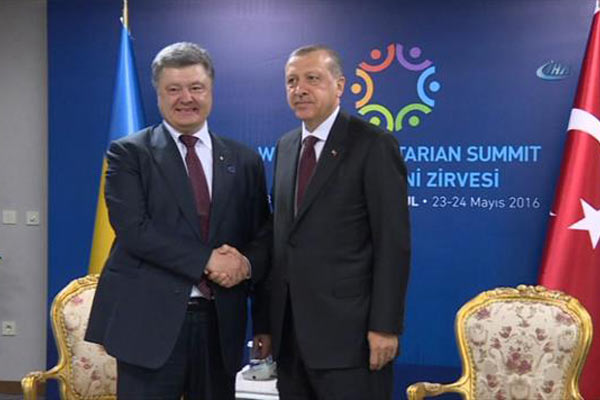 Erdoğan, Ukraynalı mevkidaşıyla görüştü