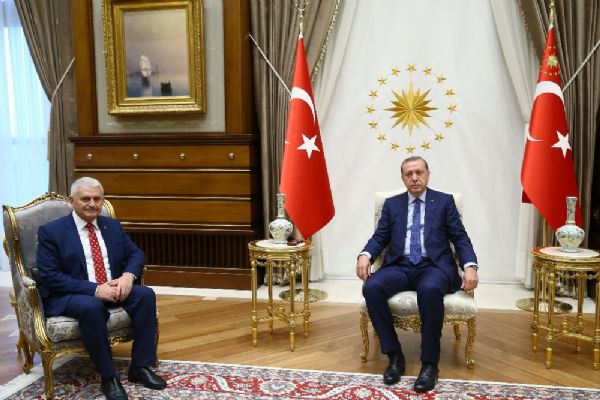 Erdoğan - Yıldırım görüşmesi başladı
