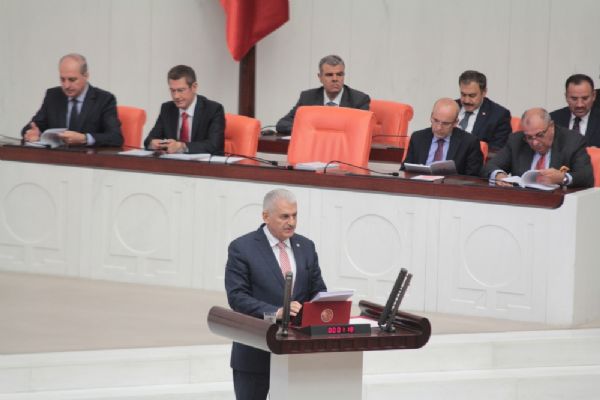 Yıldırım 65. Hükümet programını sunmaya başladı