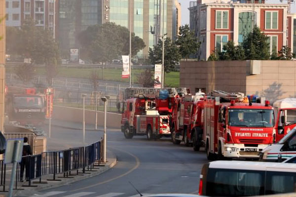 Çağlayan Adliyesi'nde yangın
