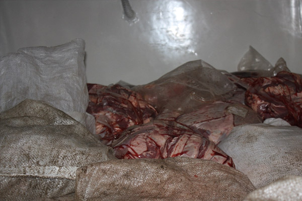 2 ton 700 kilo kaçak et yakalandı