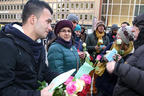 Almanlar savaş mağdurlarını kabulden yana