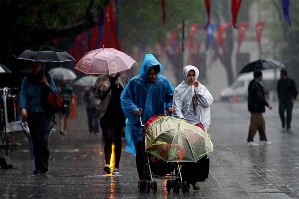 Meteoroloji'den sağanak yağış uyarısı