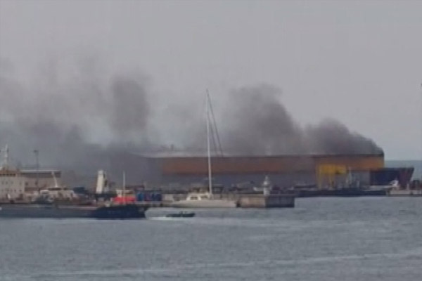 Tuzla tersaneler bölgesinde patlama