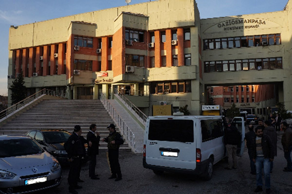 Gaziosmanpaşa Adliyesi’ne silahlı saldırı