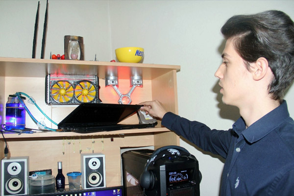 Liseli gençten yeni soğutma sistemi