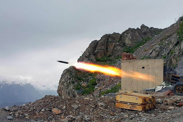 Gaziantep'e düşen roketlere anında karşılık verildi