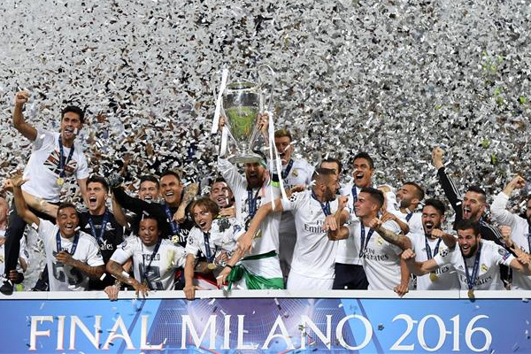 UEFA Şampiyonlar Ligi'nde kupa Real Madrid'in