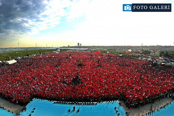 Fetih kutlamalarında dikkat çeken kareler