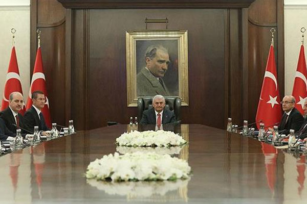 Bakanlar Kurulu Çankaya Köşkü'nde toplandı