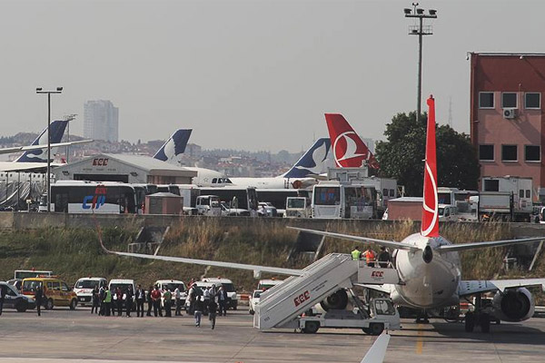 THY uçağında arama yapıldı