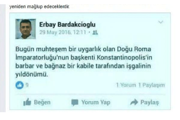 Akademisyene rektörden 'fetih' ayarı