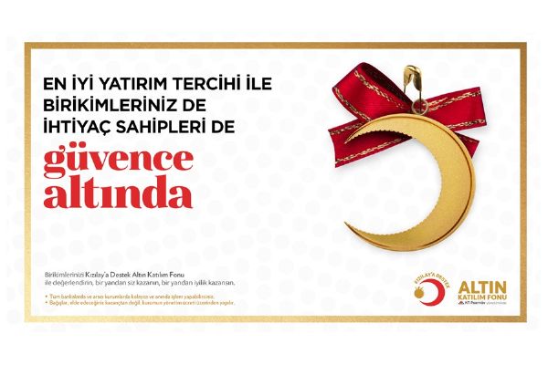 Kızılay'a Destek Altın Katılım Fonu kurulduğundan bugüne yüzde 60 kazanç sağladı