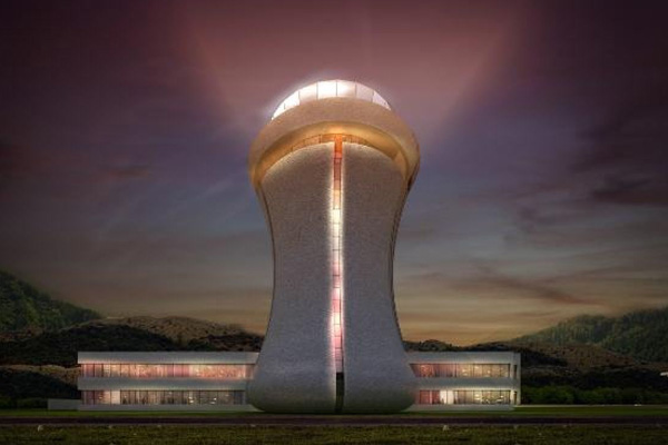 Rize Havalimanı'nın kulesi çay bardağı şeklinde olacak