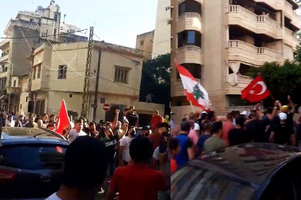 Lübnan sokaklarında ‘Erdoğan’ sloganları