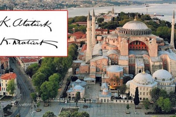 Ayasofya'yı müze yapan kararnamedeki Atatürk'ün imzası sahte mi sorusu neden gündemde?