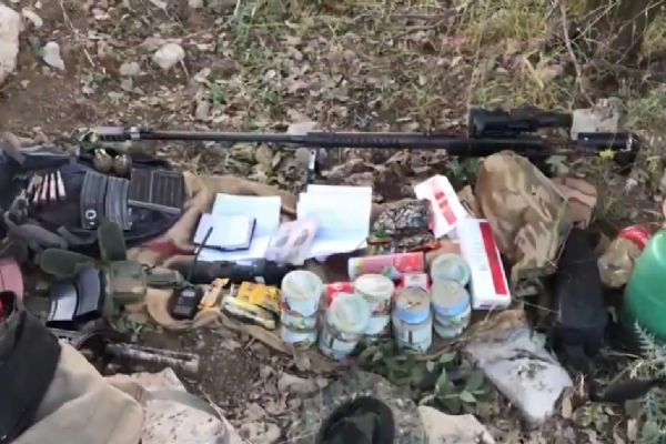 Haftanin bölgesinde PKK terör örgütünün tuzakladığı mayın ve EYP’ler etkisiz hale getiriliyor