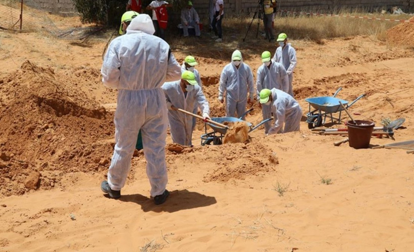 Libya'da korkunç rakam! Toplu mezarlardan 23 günde 208 ceset çıkarıldı