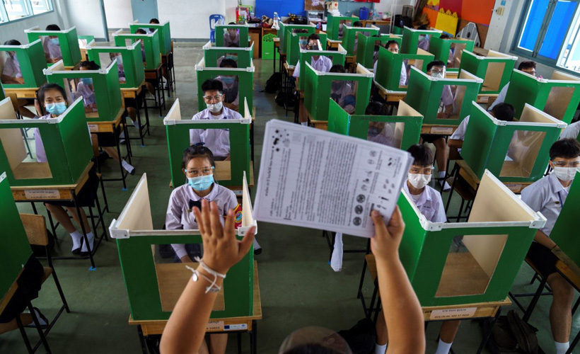 Tayland'da okullar açıldı: Koronavirüse karşı sıkı önlemler alındı