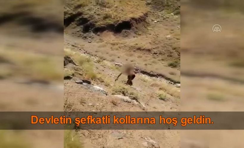 Hakkari'de bir terörist teslim oldu