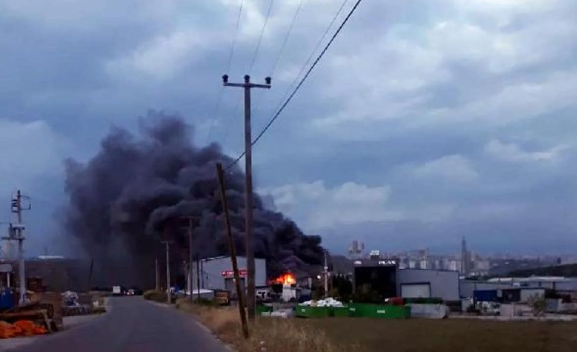 Gebze’de fabrika yangını: Çok sayıda itfaiye ekibi sevk edildi