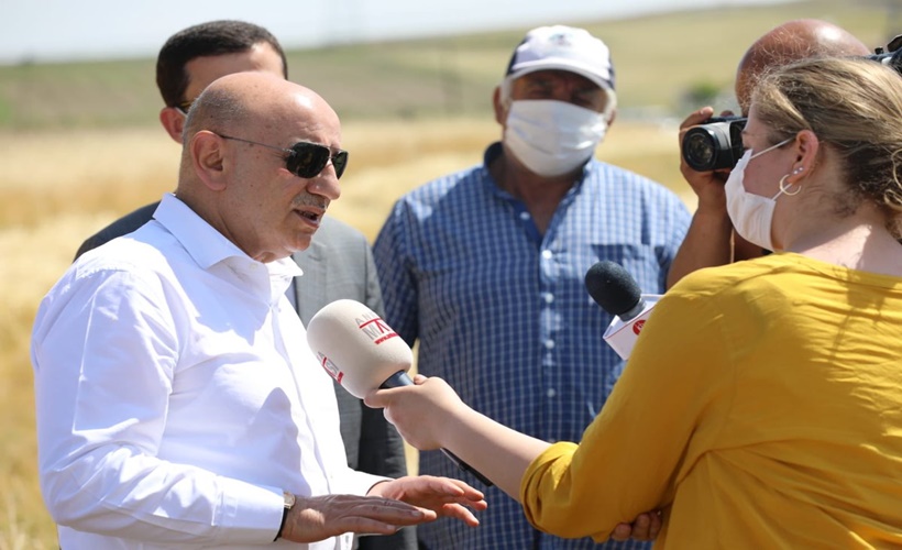 Keçiören'de hasat ihtiyaç sahiplerine